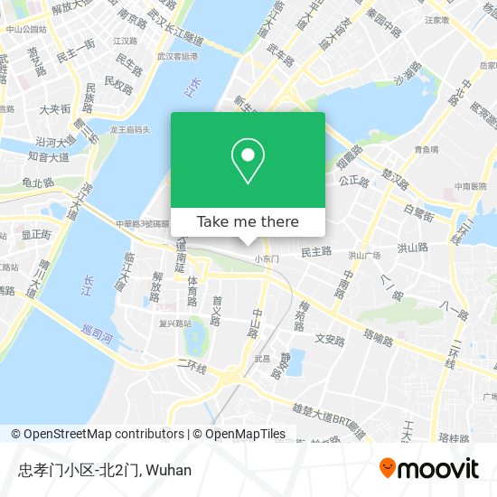 忠孝门小区-北2门 map