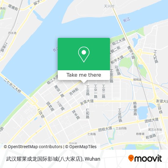 武汉耀莱成龙国际影城(八大家店) map