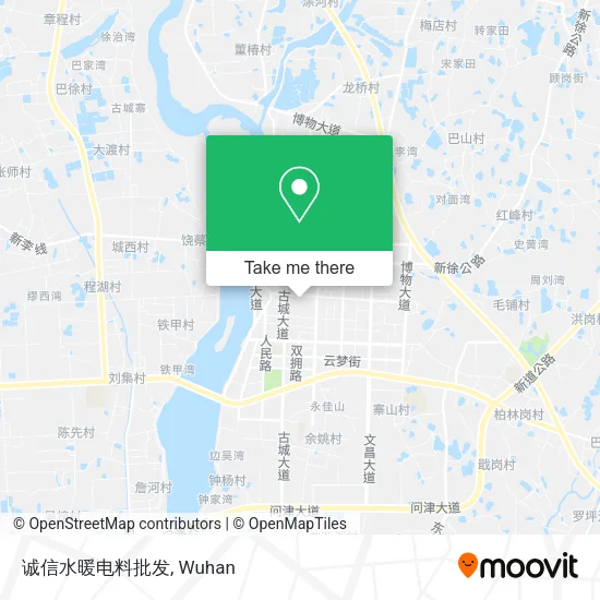 诚信水暖电料批发 map