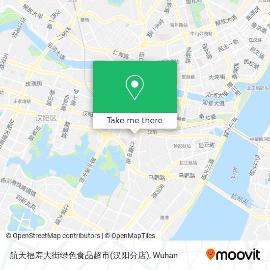 航天福寿大街绿色食品超市(汉阳分店) map