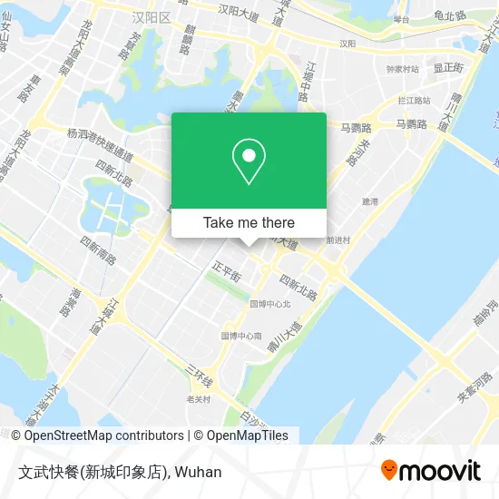 文武快餐(新城印象店) map