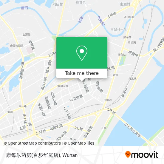 康每乐药房(百步华庭店) map