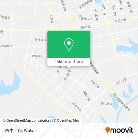 西牛二街 map
