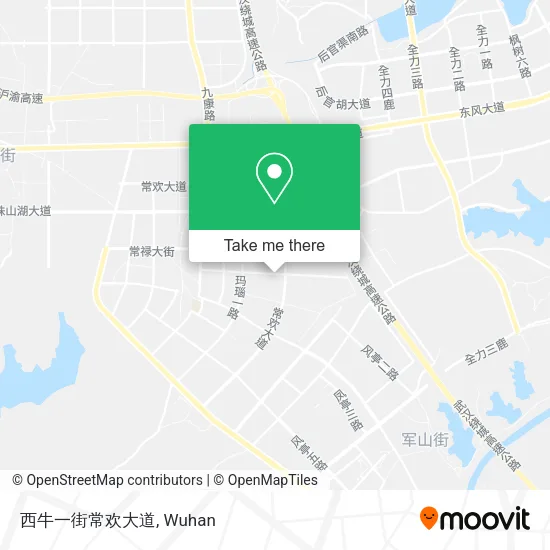 西牛一街常欢大道 map