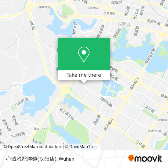 心诚汽配连锁(汉阳店) map