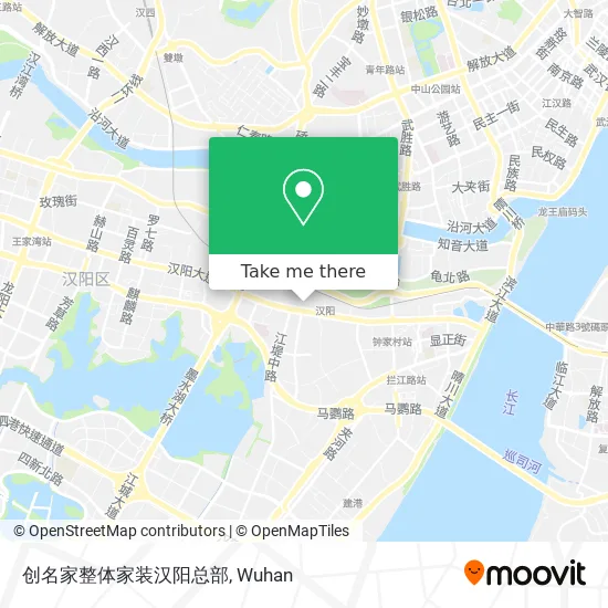创名家整体家装汉阳总部 map