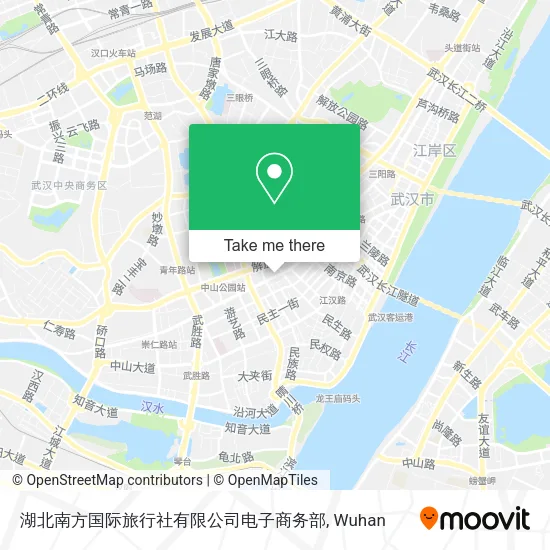 湖北南方国际旅行社有限公司电子商务部 map