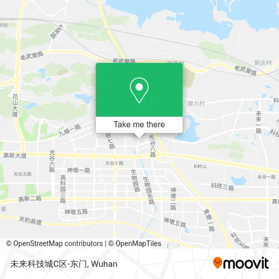 未来科技城C区-东门 map