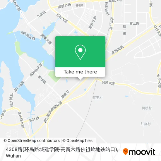 4308路(环岛路城建学院-高新六路佛祖岭地铁站口) map