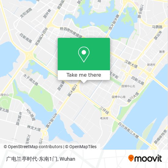 广电兰亭时代-东南1门 map