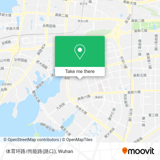 体育环路/尚能路(路口) map