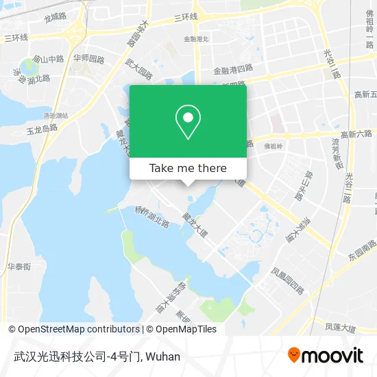 武汉光迅科技公司-4号门 map