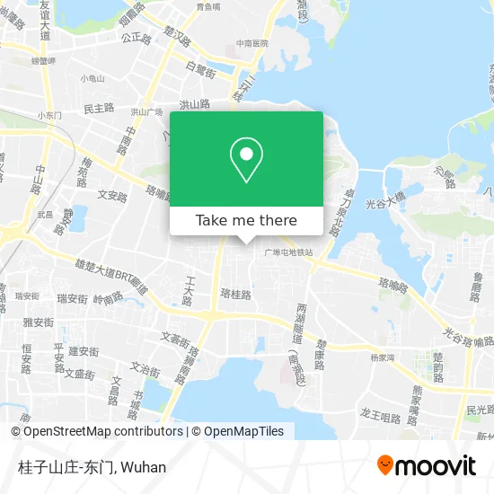 桂子山庄-东门 map