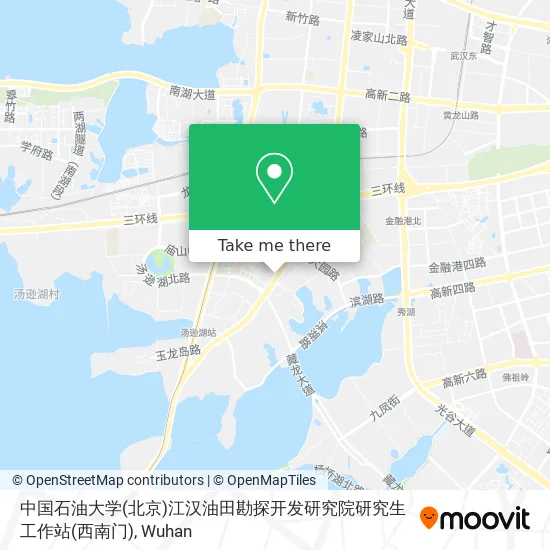中国石油大学(北京)江汉油田勘探开发研究院研究生工作站(西南门) map