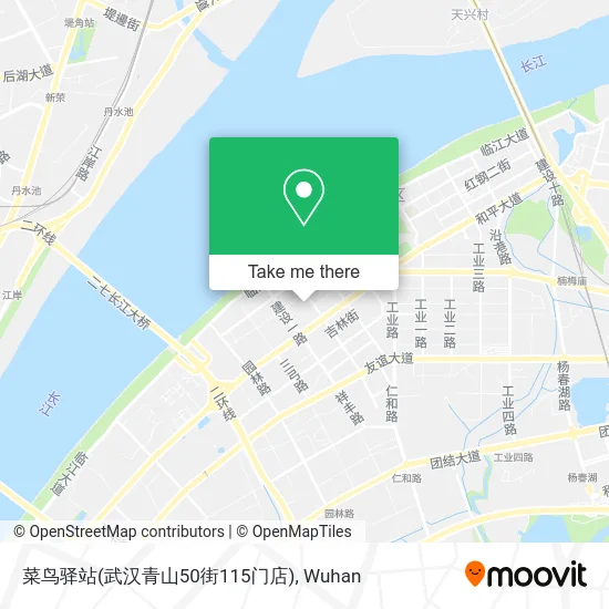 菜鸟驿站(武汉青山50街115门店) map