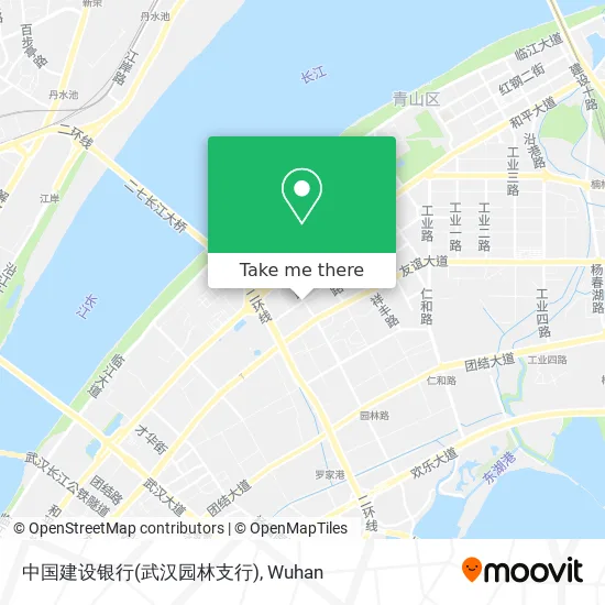 中国建设银行(武汉园林支行) map