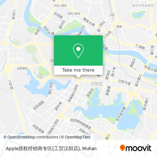 Apple授权经销商专区(工贸汉阳店) map