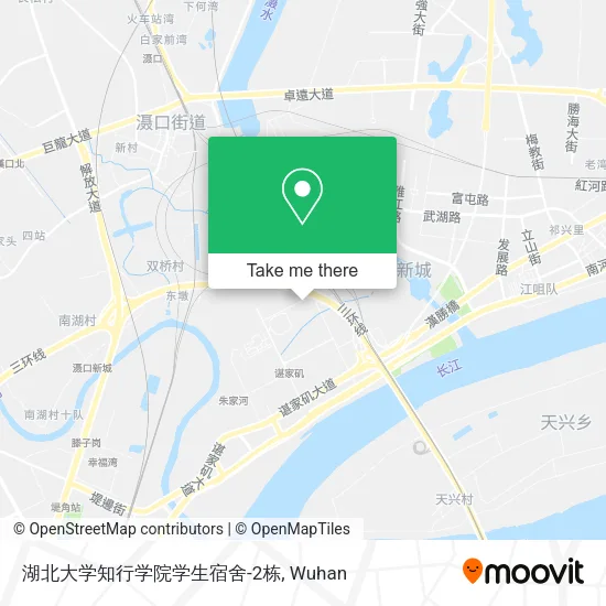 湖北大学知行学院学生宿舍-2栋 map