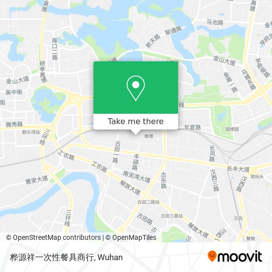 桦源祥一次性餐具商行 map
