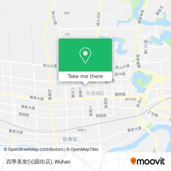 四季美发(沁园街店) map