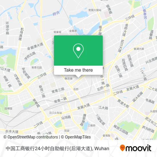 中国工商银行24小时自助银行(后湖大道) map