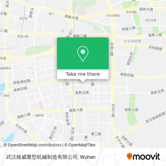武汉格威重型机械制造有限公司 map