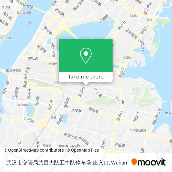 武汉市交管局武昌大队五中队停车场-出入口 map