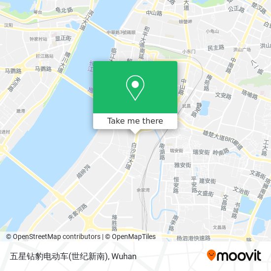 五星钻豹电动车(世纪新南) map