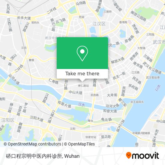 硚口程宗明中医内科诊所 map