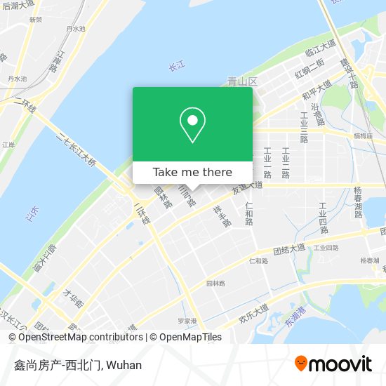 鑫尚房产-西北门 map