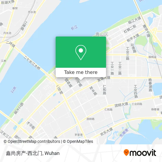 鑫尚房产-西北门 map