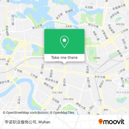 帝诺职业服饰公司 map