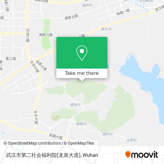 武汉市第二社会福利院(龙泉大道) map