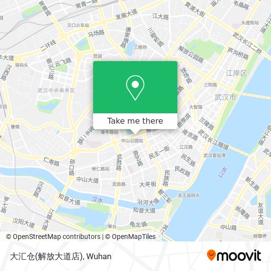 大汇仓(解放大道店) map