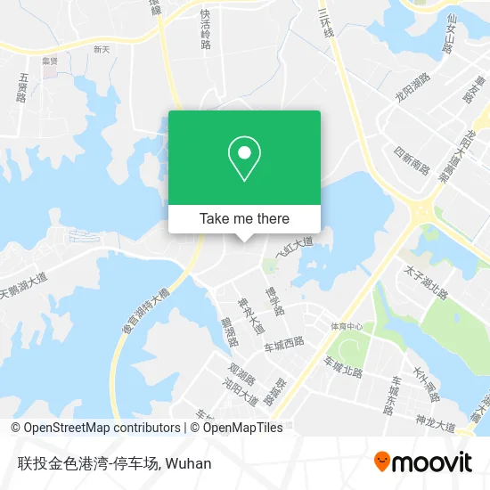 联投金色港湾-停车场 map