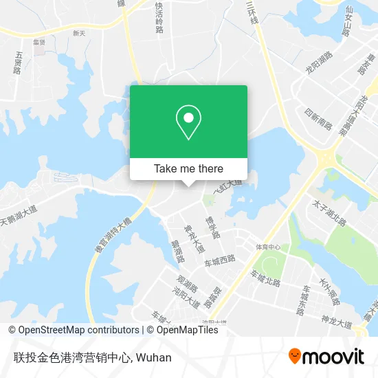 联投金色港湾营销中心 map