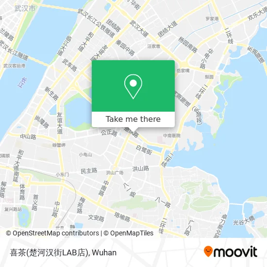 喜茶(楚河汉街LAB店) map
