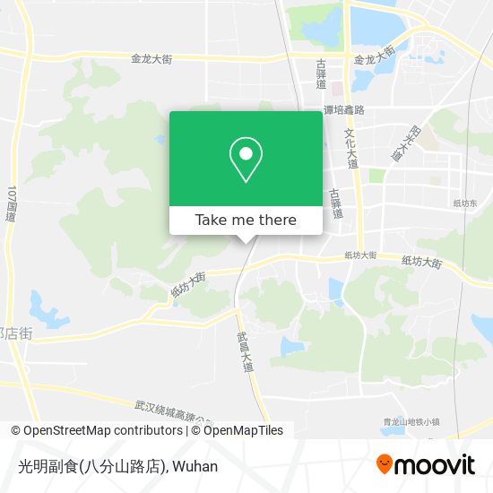 光明副食(八分山路店) map