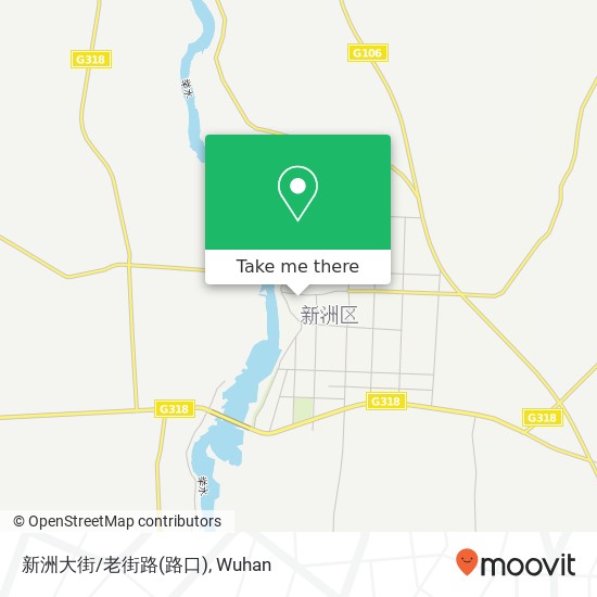 新洲大街/老街路(路口) map