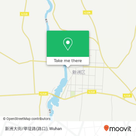 新洲大街/举堤路(路口) map