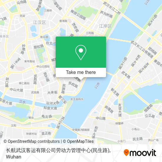 长航武汉客运有限公司劳动力管理中心(民生路) map