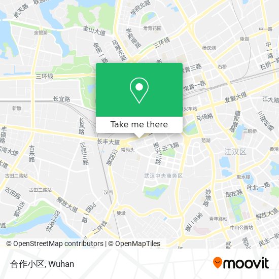 合作小区 map