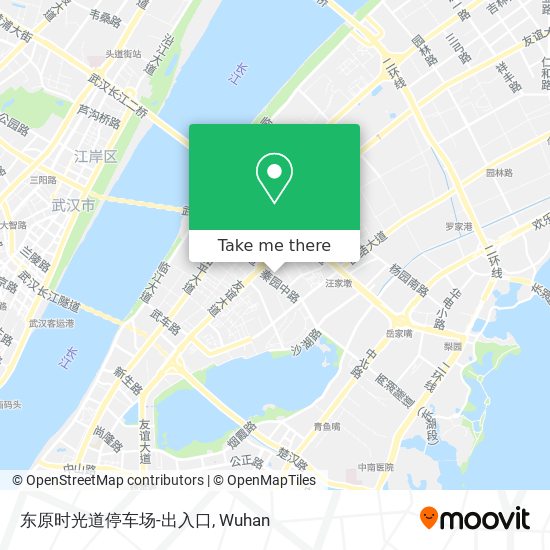 东原时光道停车场-出入口 map
