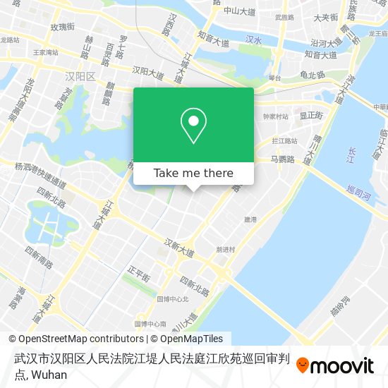 武汉市汉阳区人民法院江堤人民法庭江欣苑巡回审判点 map