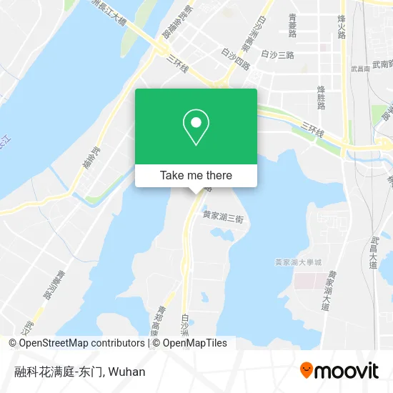 融科花满庭-东门 map