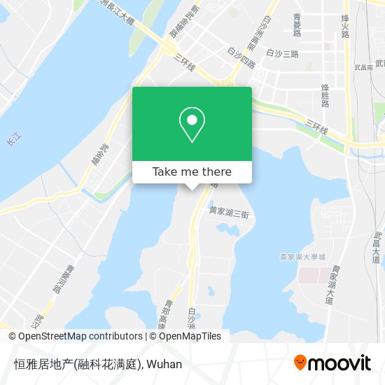 恒雅居地产(融科花满庭) map