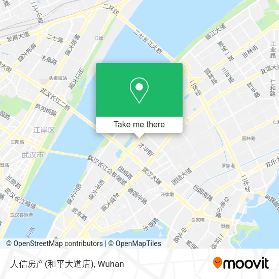 人信房产(和平大道店) map