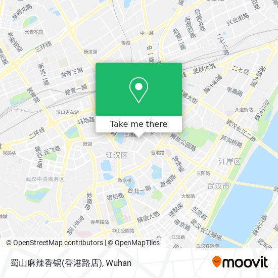 蜀山麻辣香锅(香港路店) map