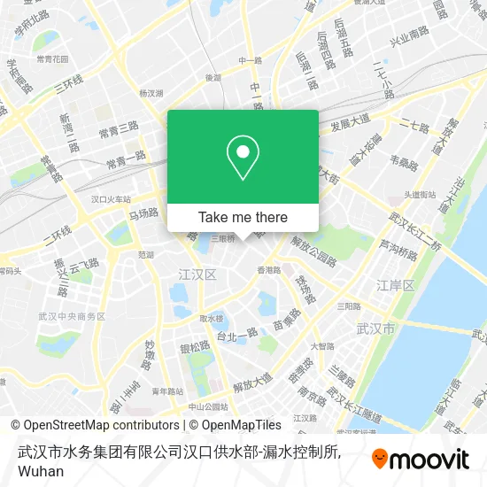 武汉市水务集团有限公司汉口供水部-漏水控制所 map
