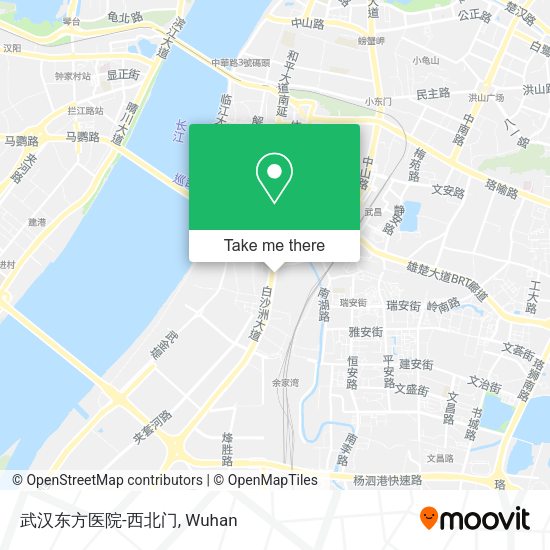 武汉东方医院-西北门 map
